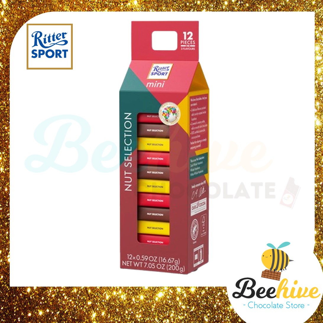 Ritter Sport Chocolate Mini Mix Nut Selection 200g